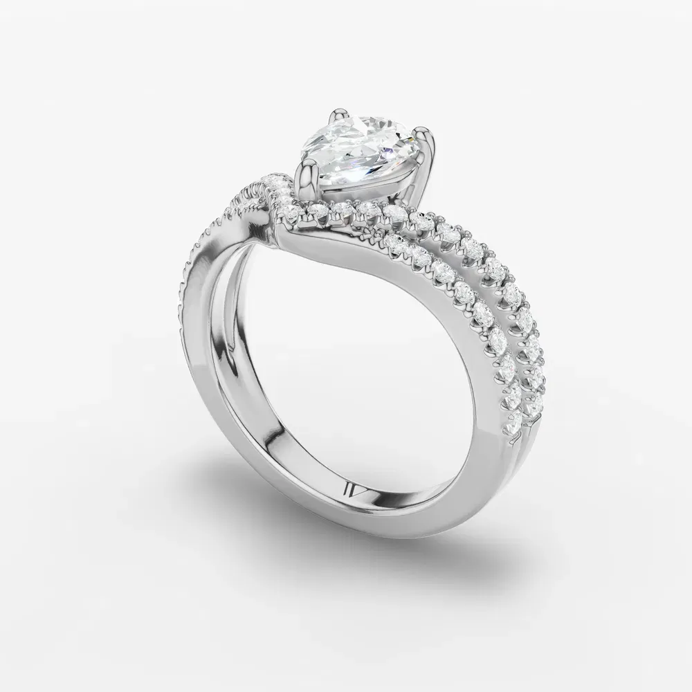 undefined Pear 14KW Ring - Loading